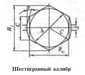 шестигранный калибр